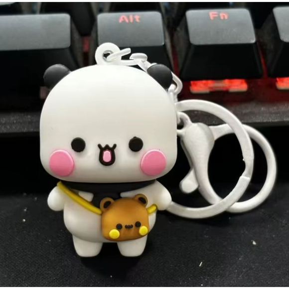 Bubu & Dudu Character Adorable Keychain Purse Backpack Charm Set - Picture 11 of 14